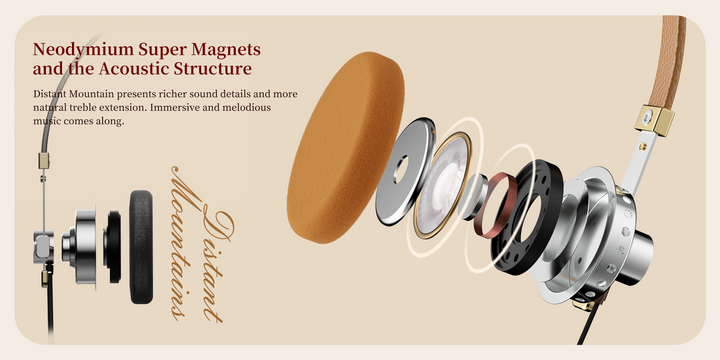 Rose Technics - Audio - ROSESELSA Distant Mountain Over Ear Headphones - Keebz N Cables
