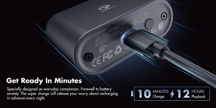 Rose Technics - Audio - ROSESELSA Earfree i5 True Wireless TWS Noise Cancelling Earbuds - Keebz N Cables