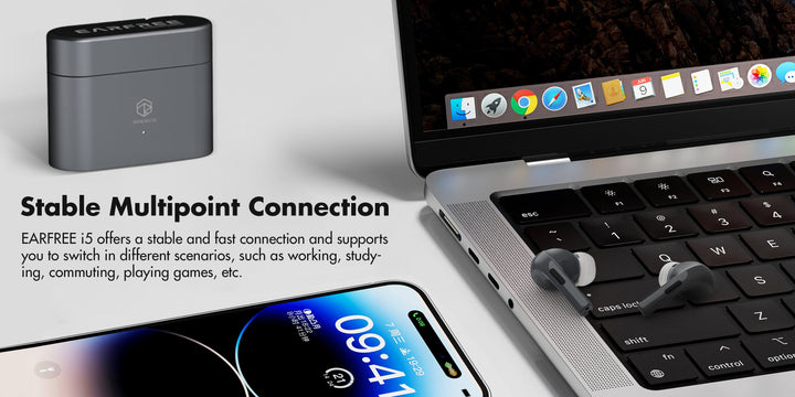 Rose Technics - Audio - ROSESELSA Earfree i5 True Wireless TWS Noise Cancelling Earbuds - Keebz N Cables