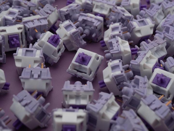Zuoce Studio - Keyboard Switches - BSUN x Zuoce Studio Cheese Grape Tactile Switches - Keebz N Cables