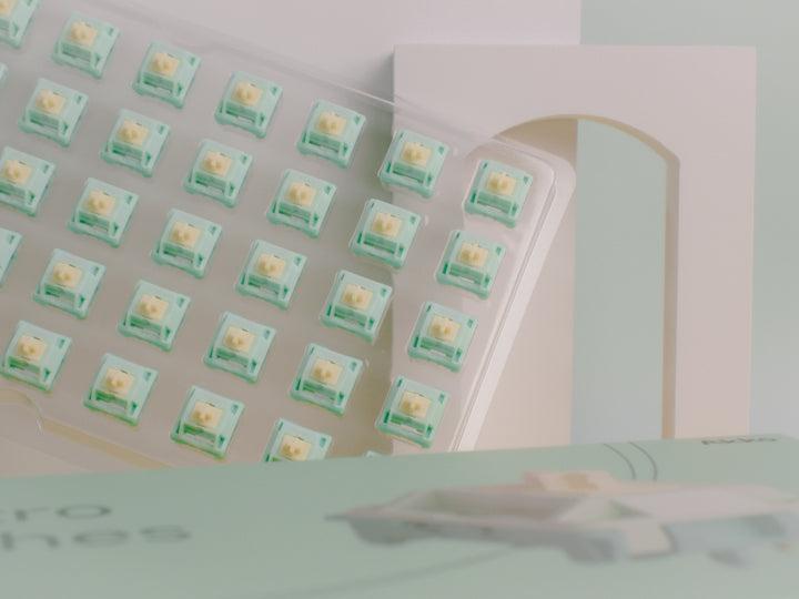 HMX - Keyboard Switches - Akko x HMX Cilantro Tactile Switches - Keebz N Cables