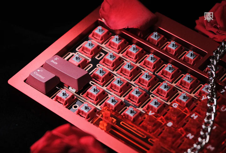 Keygeek - Keyboard Switches - Keygeek Guns N Roses Linear Switches by Keys in Cheese Studio - Keebz N Cables