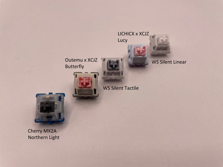 Keebz N Cables - Keyboard Switches - No Clack Silent Switch Sampler - 3rd Edition - Keebz N Cables