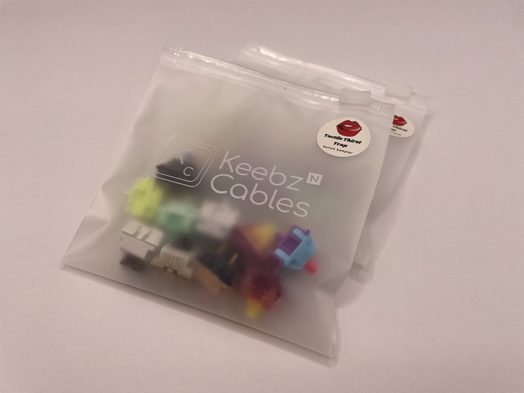 Keebz N Cables - Keyboard Switches - Tactile Thirst Trap Switch Sampler - 9th Edition - Keebz N Cables