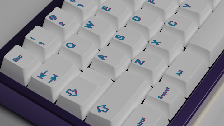 eloquent.clicks - Keycaps - PBT Glitch Keycaps - Keebz N Cables