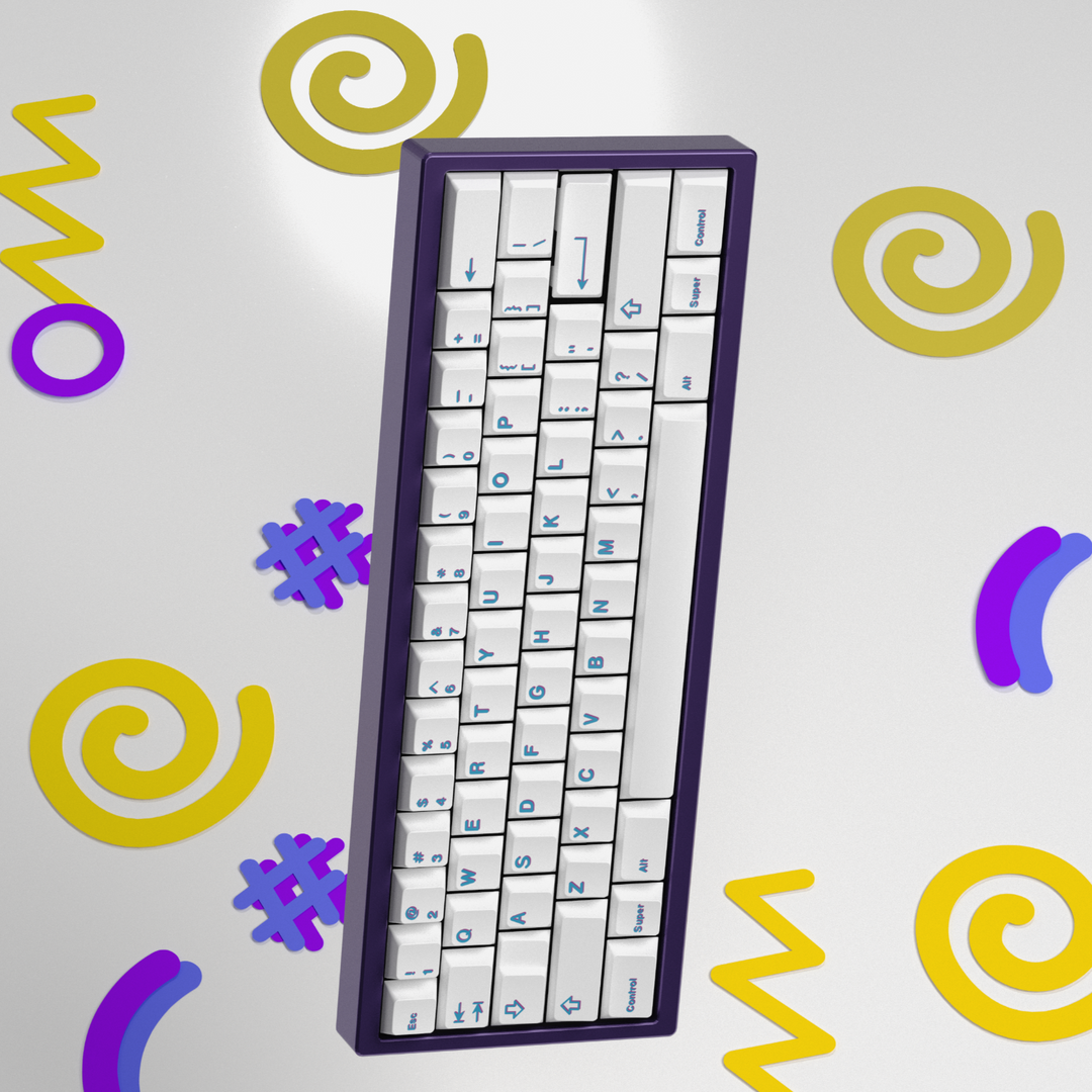 eloquent.clicks - Keycaps - PBT Glitch Keycaps - Keebz N Cables