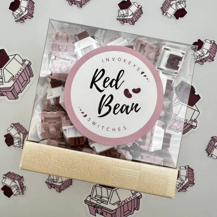 Invokeys - Keyboard Switches - Invokeys Red Bean Linear Switches Switches - Keebz N Cables