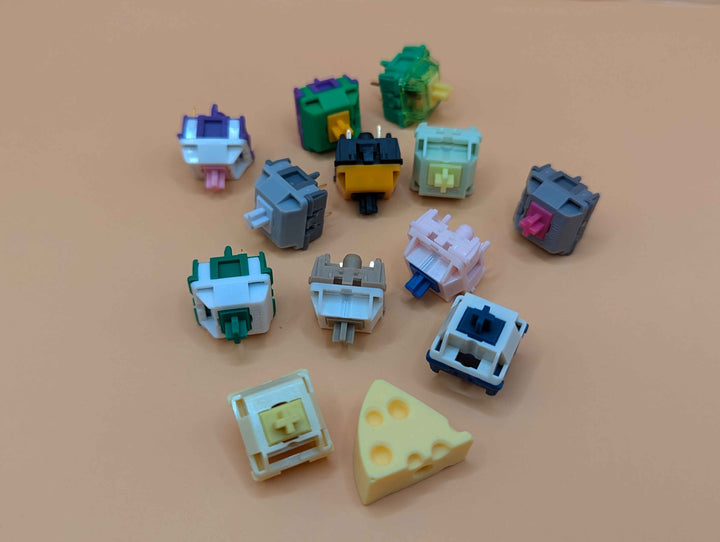 Keebz N Cables - Keyboard Switches - Hypebeast 3rd Edition - HMX Snack Pack with Cheese V2 Switch Sampler - Keebz N Cables