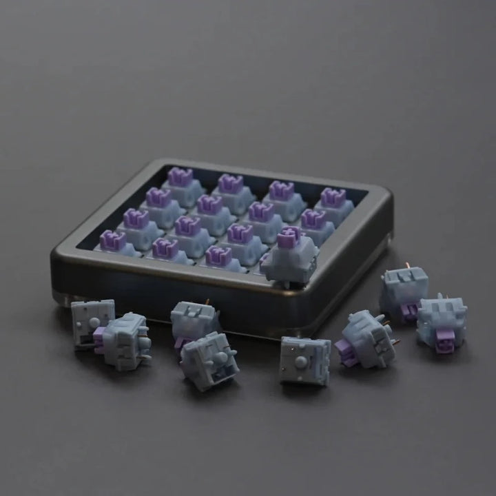 Moyu Studio - Keyboard Switches - Moyu Studio x XCJZ Snow Grape Linear Switches - Keebz N Cables