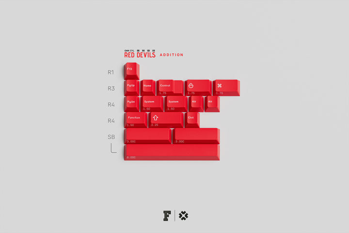 [Group-Buy] GMK Red Devil R2 Keycaps