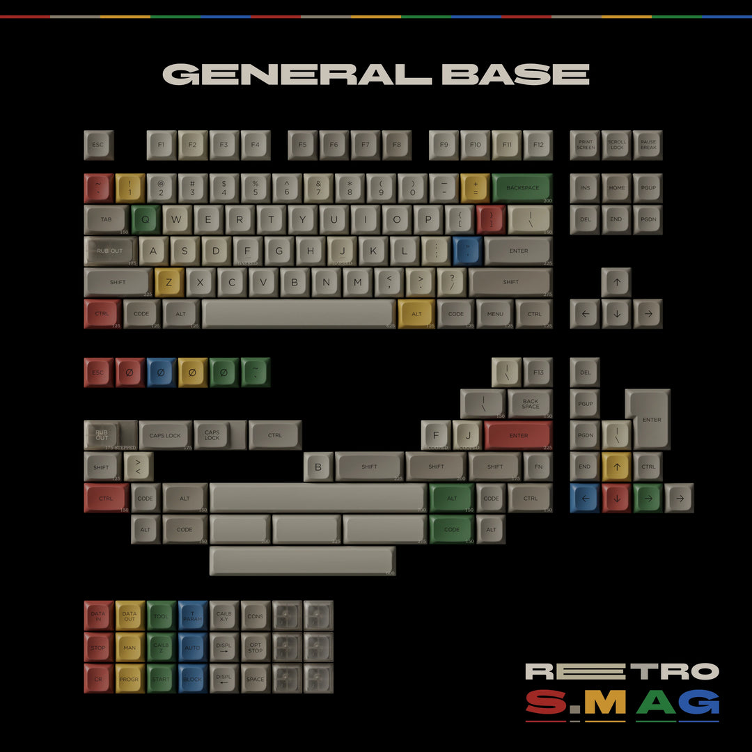 [Group-Buy] PBS Retro S.M AG Keycaps