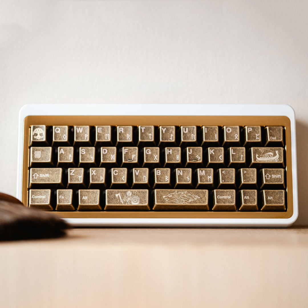 Awekeys - Keycaps - [Group-buy] Awekeys Viking Antique Metal Keycaps - Keebz N Cables