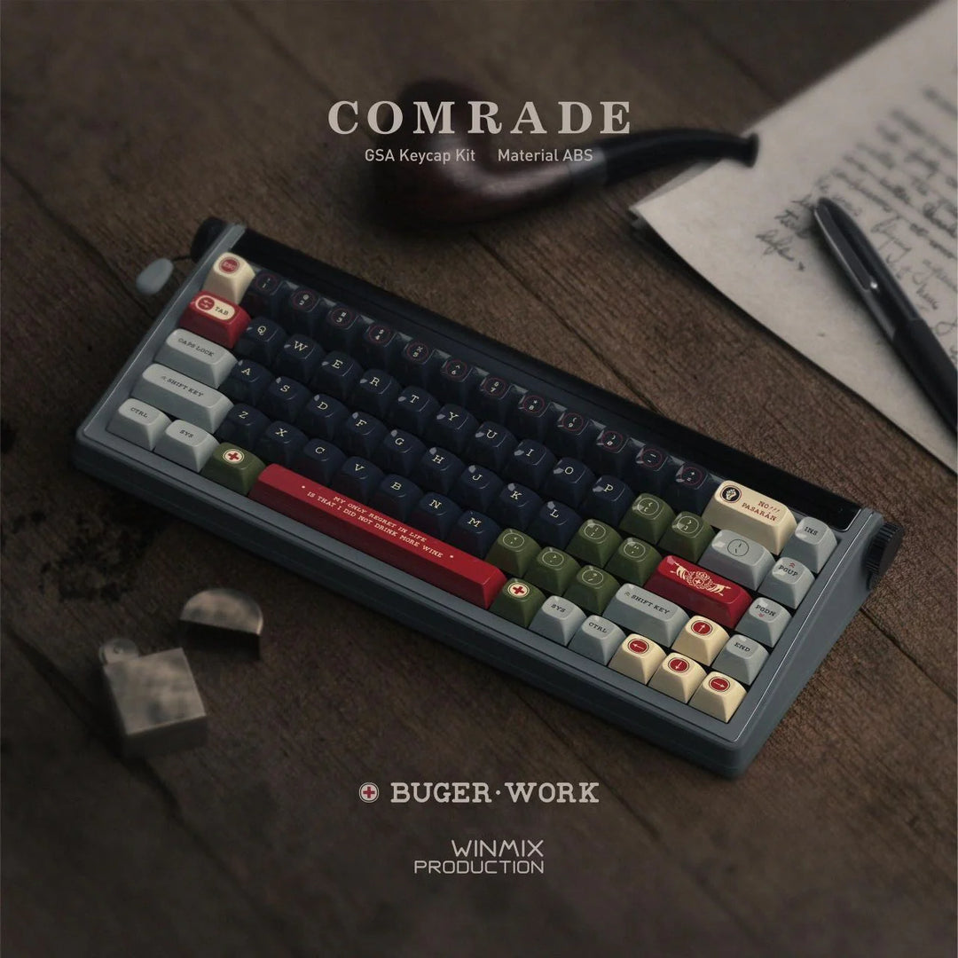 WINMIX - Keycaps - GSA x Buger Work Comrade Keycaps - Keebz N Cables
