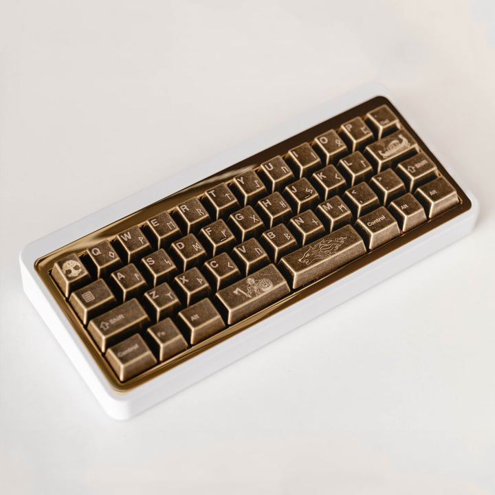 Awekeys - Keycaps - [Group-buy] Awekeys Viking Antique Metal Keycaps - Keebz N Cables