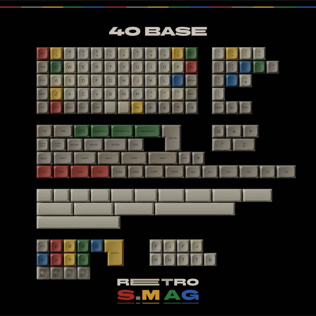 [Group-Buy] PBS Retro S.M AG Keycaps