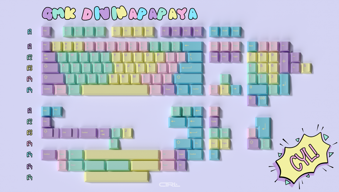 [Group-buy] GMK Divinapapaya Keycaps