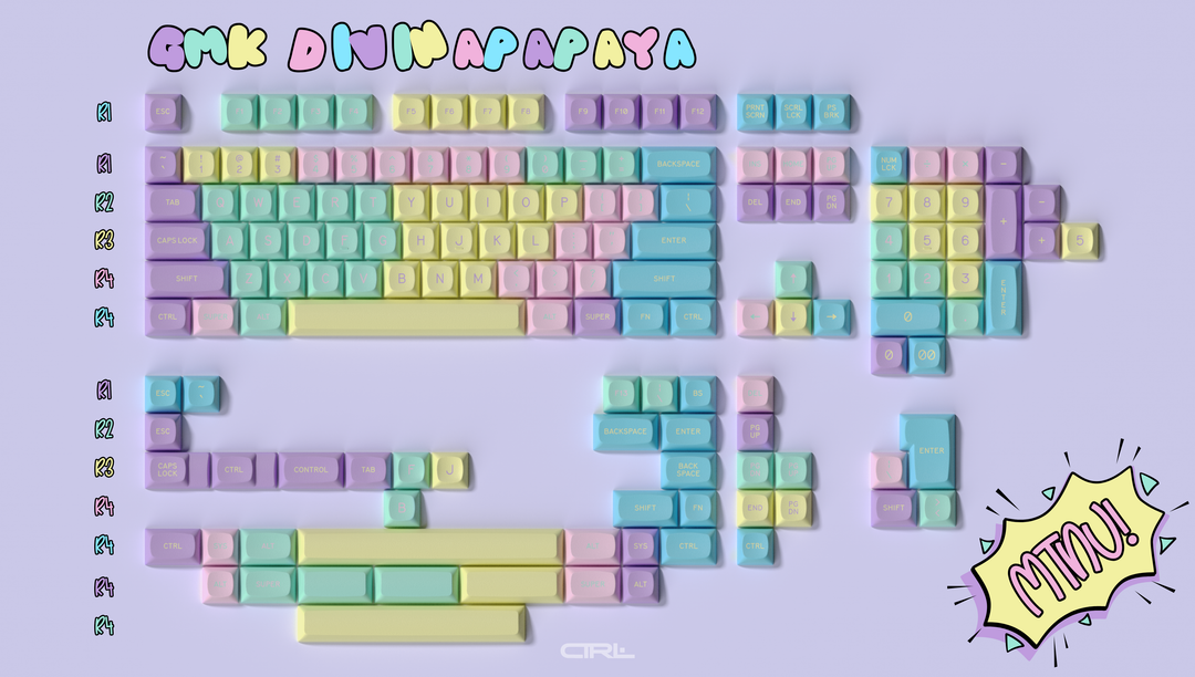 [Group-buy] GMK Divinapapaya Keycaps