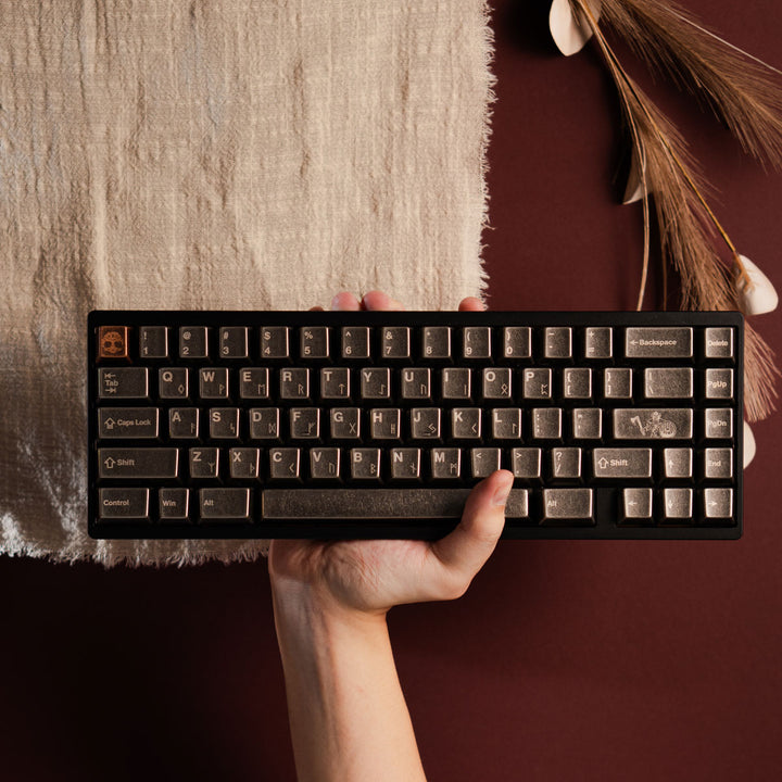 Awekeys - Keycaps - [Group-buy] Awekeys Viking Antique Metal Keycaps - Keebz N Cables