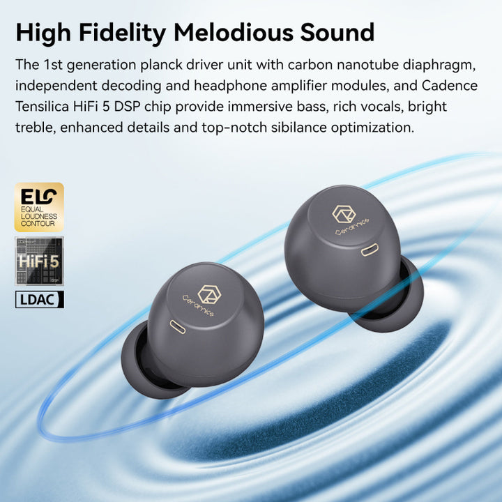 ROSESELSA (Rose Technics) Ceramic X True Wireless TWS Noise Cancelling Earbuds