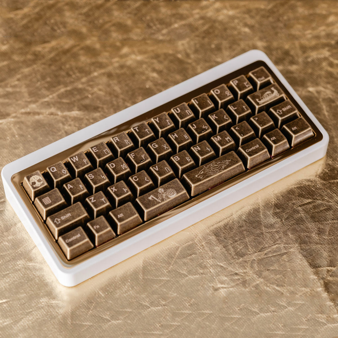 Awekeys - Keycaps - [Group-buy] Awekeys Viking Antique Metal Keycaps - Keebz N Cables