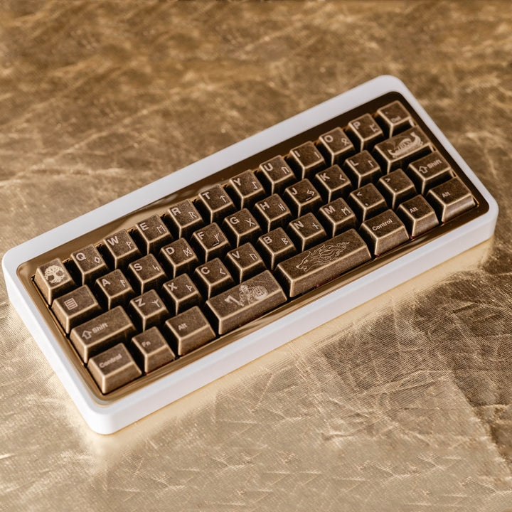 Awekeys - Keycaps - [Group-buy] Awekeys Viking Antique Metal Keycaps - Keebz N Cables