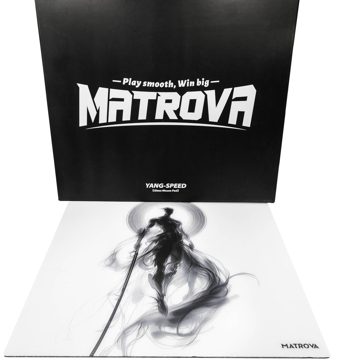 Matrova - Mousepads - [Pre-order] Matrova Yang Speed Glass Pad - Keebz N Cables