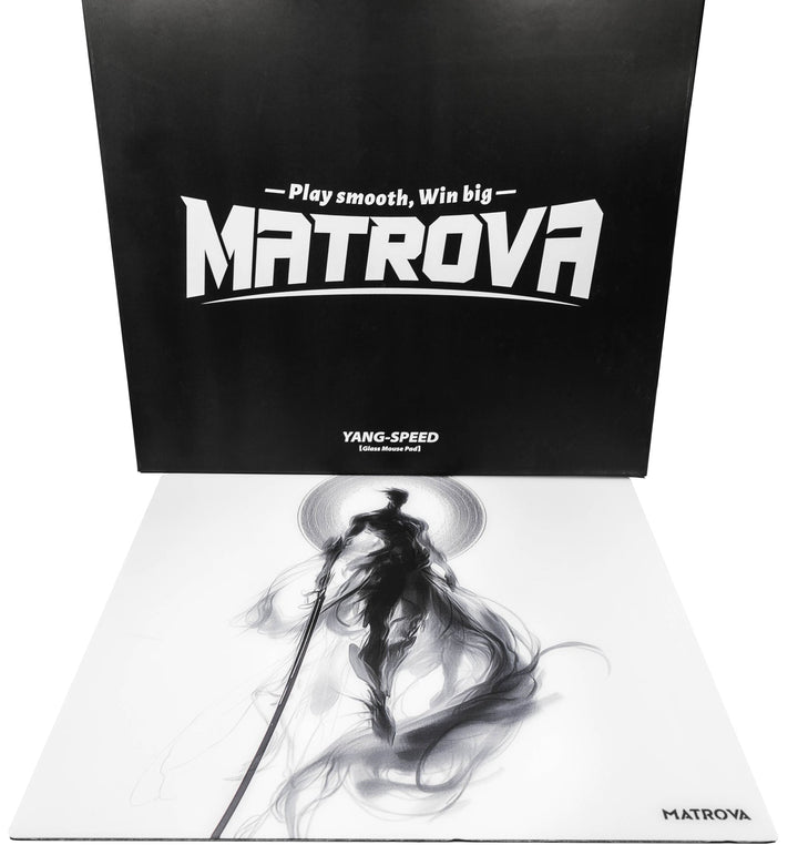 Matrova - Mousepads - [Pre-order] Matrova Yang Speed Glass Pad - Keebz N Cables