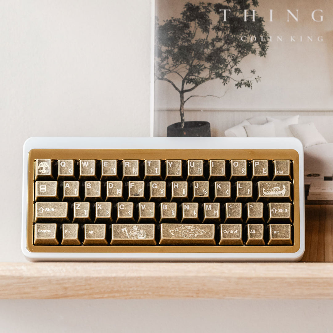 Awekeys - Keycaps - [Group-buy] Awekeys Viking Antique Metal Keycaps - Keebz N Cables