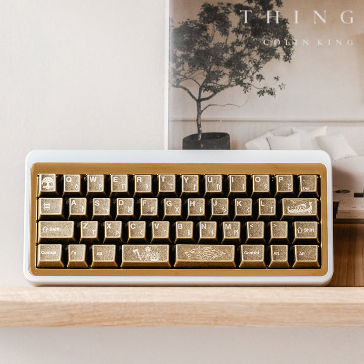 Awekeys - Keycaps - [Group-buy] Awekeys Viking Antique Metal Keycaps - Keebz N Cables