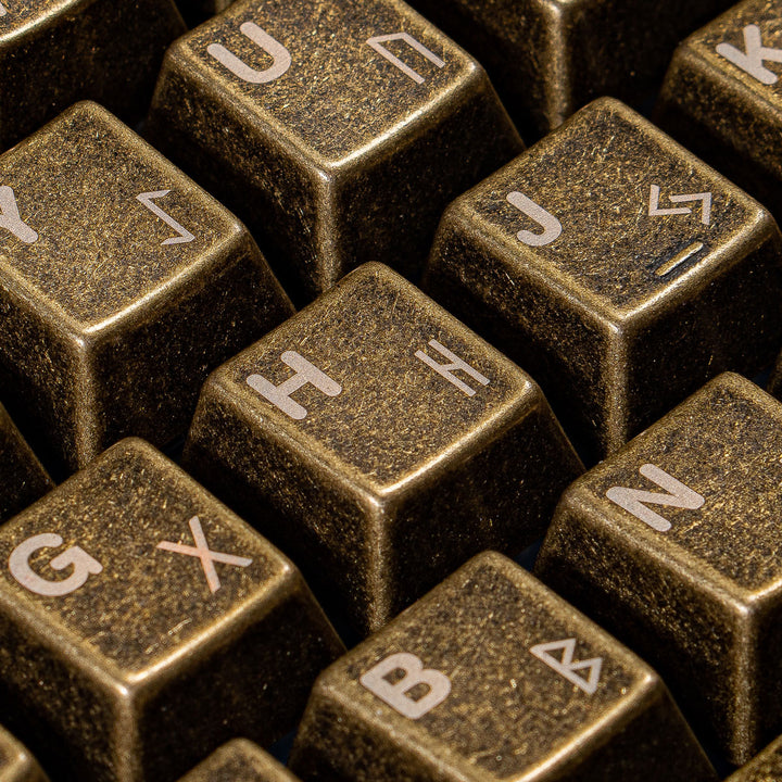 Awekeys - Keycaps - [Group-buy] Awekeys Viking Antique Metal Keycaps - Keebz N Cables