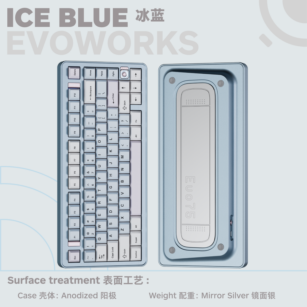 Evoworks - Keyboard - [Pre-order] Evoworks Evo75 75% Mechanical Keyboard - Keebz N Cables