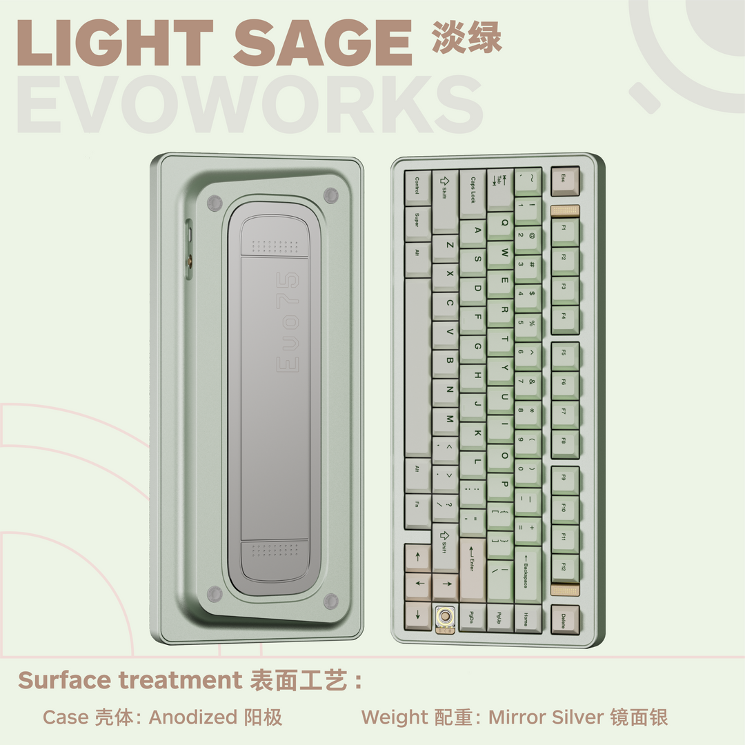 Evoworks - Keyboard - [Pre-order] Evoworks Evo75 75% Mechanical Keyboard - Keebz N Cables