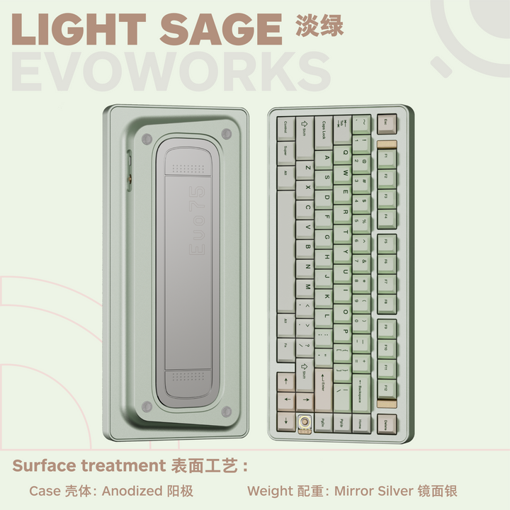 Evoworks - Keyboard - [Pre-order] Evoworks Evo75 75% Mechanical Keyboard - Keebz N Cables