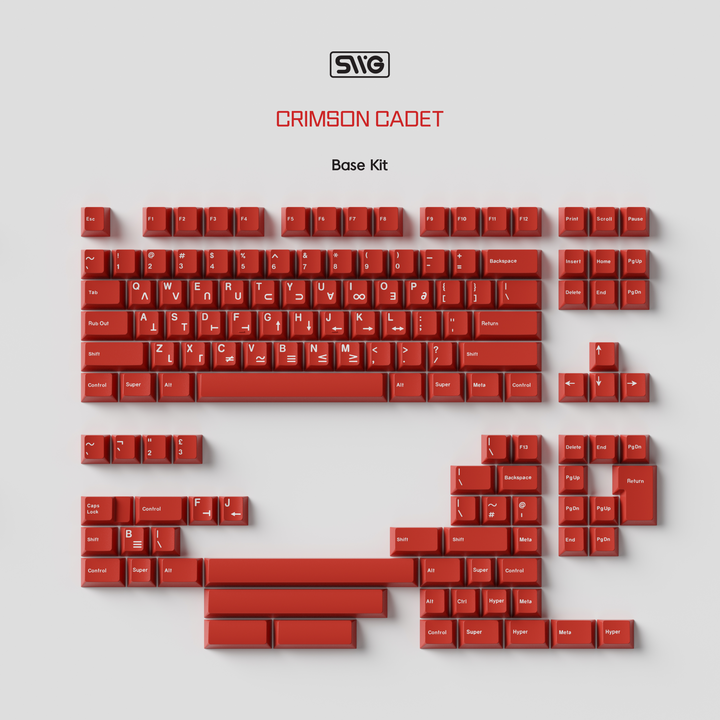 [Group-Buy] SWG Crimson Cadet Keycaps
