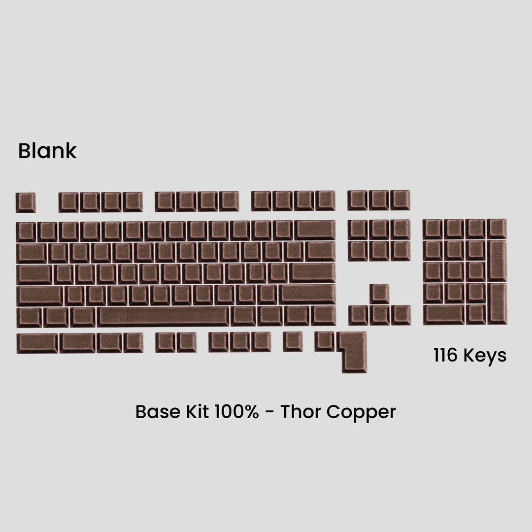 Awekeys - Keycaps - [Group-buy] Awekeys Viking Antique Metal Keycaps - Keebz N Cables