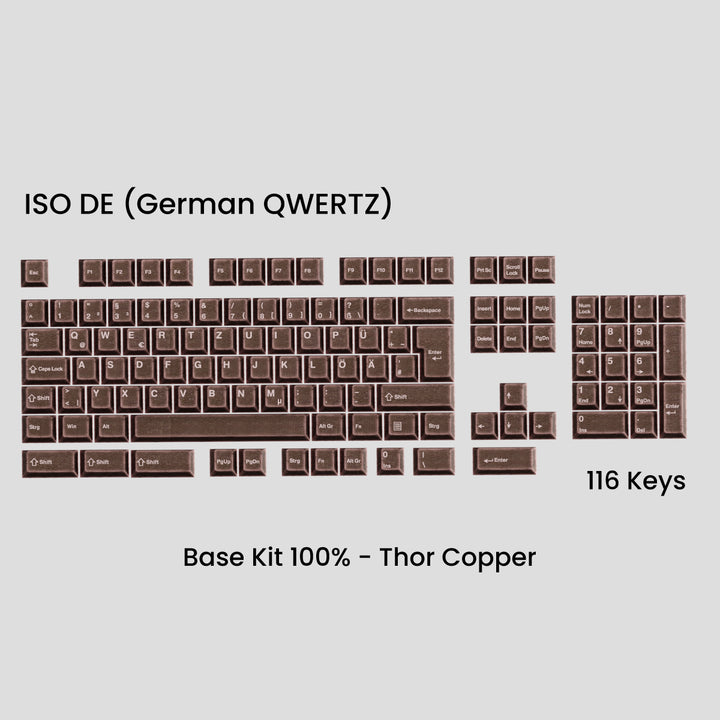 Awekeys - Keycaps - [Group-buy] Awekeys Viking Antique Metal Keycaps - Keebz N Cables