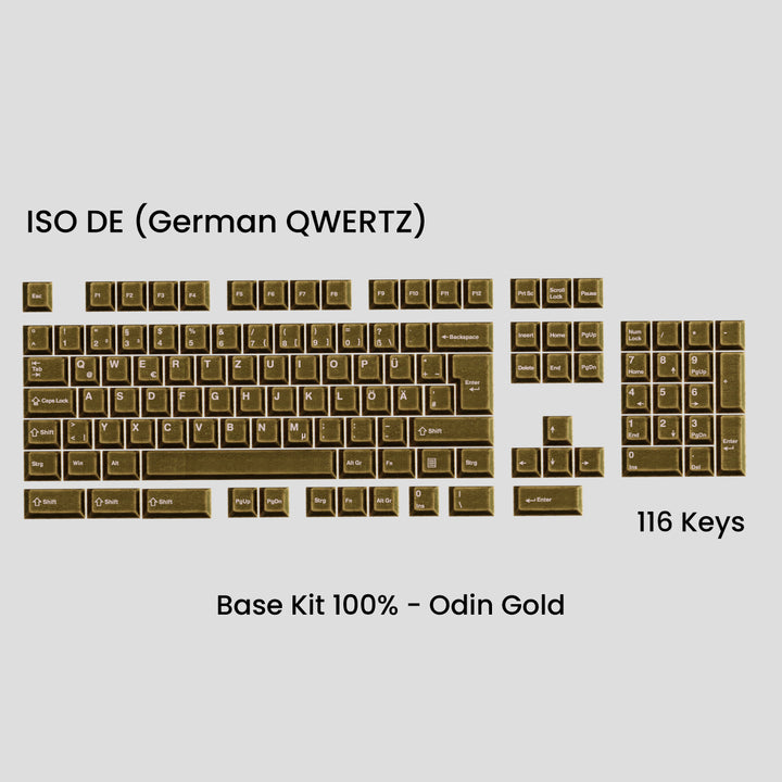 Awekeys - Keycaps - [Group-buy] Awekeys Viking Antique Metal Keycaps - Keebz N Cables