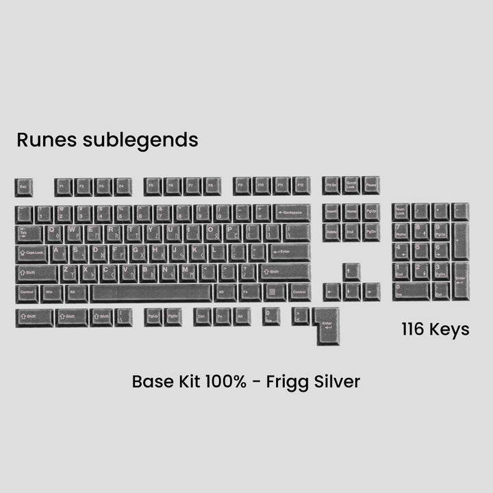 Awekeys - Keycaps - [Group-buy] Awekeys Viking Antique Metal Keycaps - Keebz N Cables