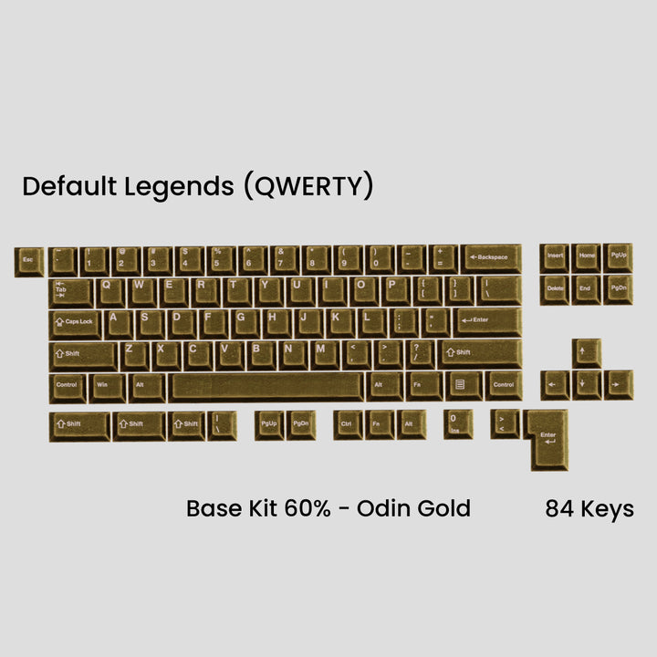 Awekeys - Keycaps - [Group-buy] Awekeys Viking Antique Metal Keycaps - Keebz N Cables
