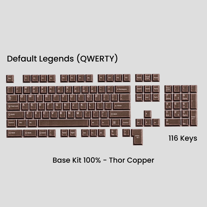 Awekeys - Keycaps - [Group-buy] Awekeys Viking Antique Metal Keycaps - Keebz N Cables
