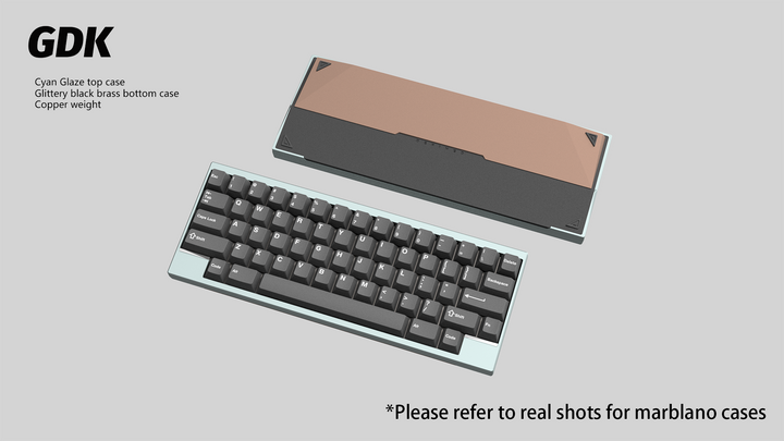 Wuque Studio - Keyboard - [Group-buy] DK1-60 Custom Keyboard Kit - Copper Weight - Keebz N Cables