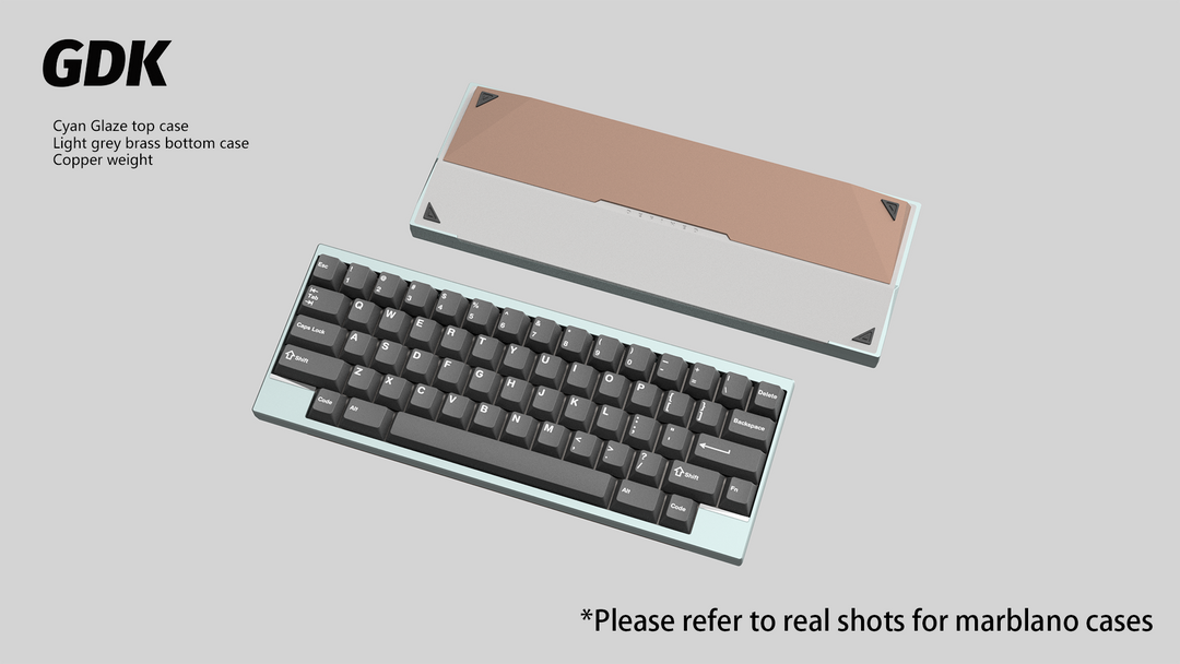 Wuque Studio - Keyboard - [Group-buy] DK1-60 Custom Keyboard Kit - Copper Weight - Keebz N Cables