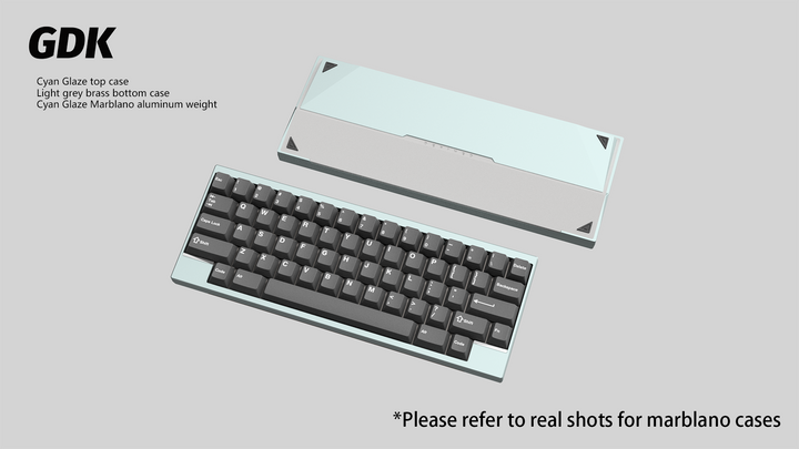 Wuque Studio - Keyboard - [Group-buy] DK1-60 Custom Keyboard Kit - Marblano Weight - Keebz N Cables