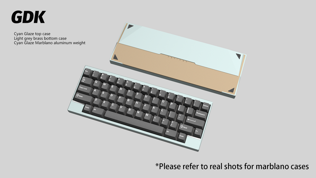 Wuque Studio - Keyboard - [Group-buy] DK1-60 Custom Keyboard Kit - Marblano Weight - Keebz N Cables