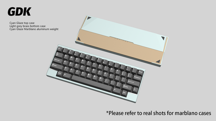 Wuque Studio - Keyboard - [Group-buy] DK1-60 Custom Keyboard Kit - Marblano Weight - Keebz N Cables