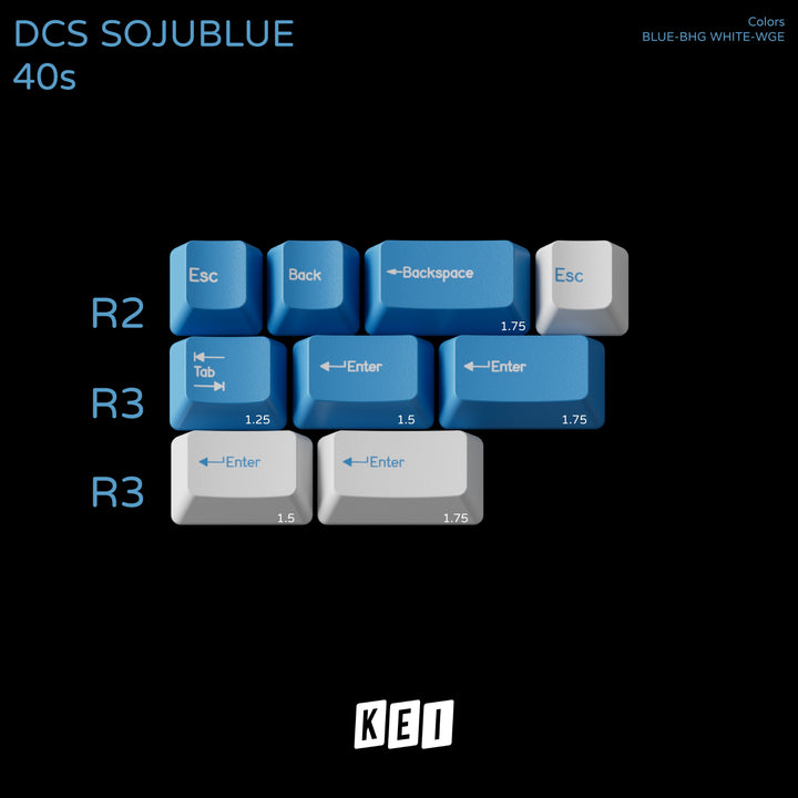 [Group-Buy] DCS Soju Blue Keycaps