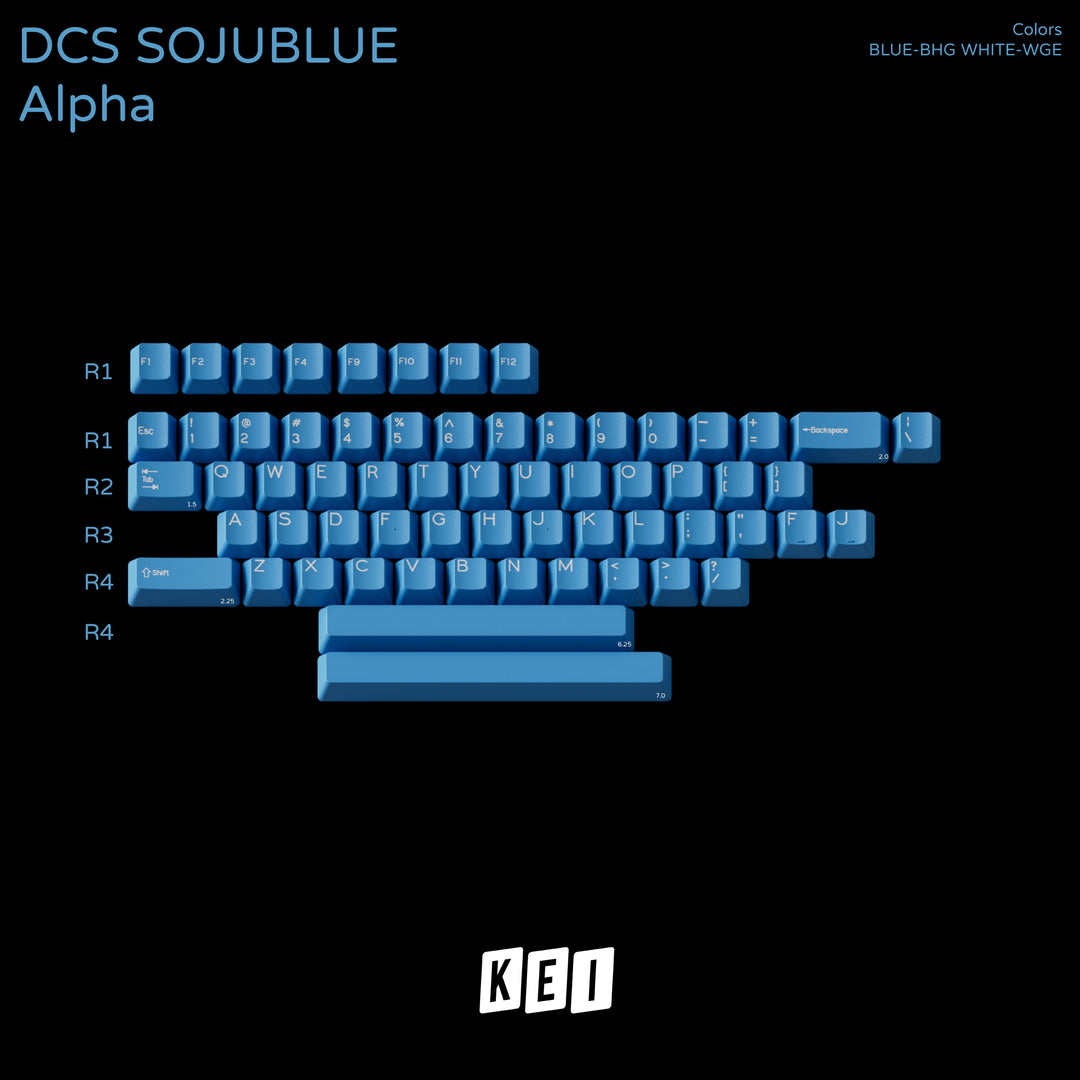 [Group-Buy] DCS Soju Blue Keycaps