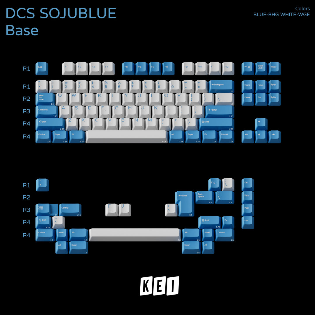 [Group-Buy] DCS Soju Blue Keycaps