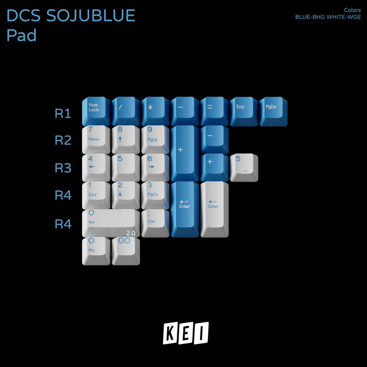 [Group-Buy] DCS Soju Blue Keycaps