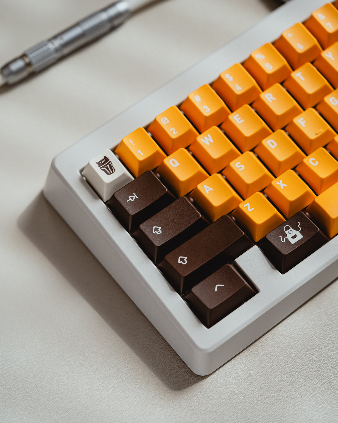 KCH - Keycaps - [Pre-order] KCH Nekoccino Keycaps - Keebz N Cables